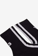 Y-3 Logo Stripes Socks Black IZ3173_black