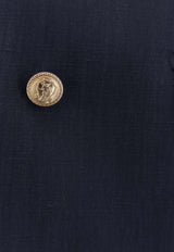 Brunello Cucinelli Double-Breasted Buttoned Blazer Blue MR4787BPDGC1021_Blue_40000081