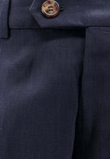 Brunello Cucinelli Tailored Straight-Leg Pants Blue MR478L00HC1021_Blue_40000189
