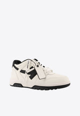 Off-White Out of Office Leather Sneakers  White OMIA189C99LEA0190110_Black_53278376