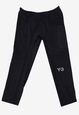 Y-3 Signature Logo Running Leggings Black JX4805_black