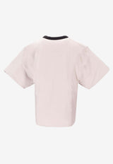 Y-3 Padded T-shirt with 3-Stripes Chalk KD4759_chalk pearl