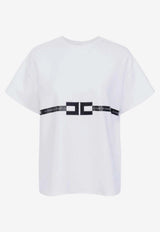 Elisabetta Franchi Logo Print T-shirt White MA02256E2_270