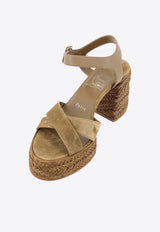 Christian Louboutin Calakala 85 Platform Sandals Beige 1240839Z092_BRONZOLINBRONZO_48030676