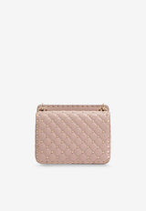 Valentino Rockstud Spike Leather Crossbody Bag Pink 8W2B0122NAPP45_POUDRE_42176927