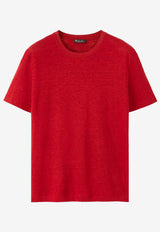 Loro Piana Gargano Linen T-shirt Red FAM8107R354_RED TANGO_53281626