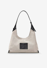 Marc Jacobs Belted Sack Canvas Bag Ivory 2S6HSH003H02117_IVORY BLACK_40005277