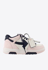 Off-White Out of Office Leather Sneakers Pink OMIA189S26LEA0033049_PINK DARK B_53278402