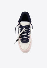 Off-White Out of Office Leather Sneakers Pink OMIA189S26LEA0033049_PINK DARK B_53278402