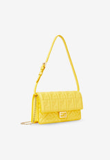 Fendi Baguette Embossed FF Leather Clutch Bag Yellow 8M0498AAJDF1TD0_GINESTRA OS_42822690