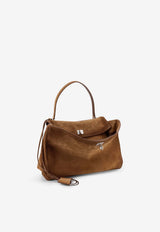 Balenciaga Medium Rodeo Suede Shoulder Bag Brown 7897722AB4G2533_Brown_48028963