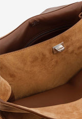 Balenciaga Medium Rodeo Suede Shoulder Bag Brown 7897722AB4G2533_Brown_48028963