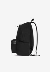 Saint Laurent City Logo Backpack Black 534967FAEYY_1000