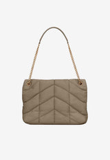 Saint Laurent Medium Puffer Shoulder Bag Taupe 5774751EL07_1799