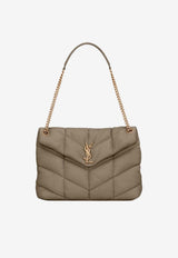 Saint Laurent Medium Puffer Shoulder Bag Taupe 5774751EL07_1799