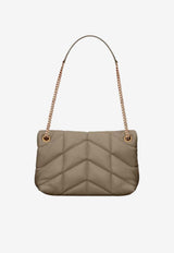 Saint Laurent Small Puffer Shoulder Bag Taupe 5774761EL07_1799