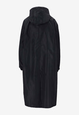 Miu Miu Technical Hooded Long Coat Navy MS2140SOOO13MF_F0008