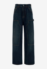 Maison Margiela Washed Straight-Leg Jeans Blue S29KA0390M30037_961