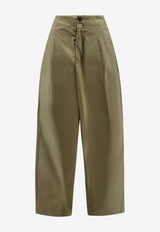 Soeur Daley Wide-Leg Pants Green PAN0623DALEYKAK0126S_Kaki_54423248