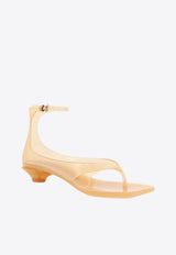 Chloé Jelly Thong Sandals Amber CHC25U09VRQ26O_AmberBrown_41114624