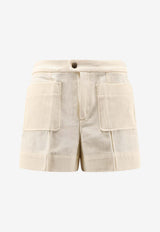 Soeur Hover Mini Shorts Cream SHO0749HOVERBEI1326S_CREME_54423057