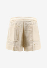 Soeur Hover Mini Shorts Cream SHO0749HOVERBEI1326S_CREME_54423057