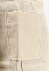 Soeur Hover Mini Shorts Cream SHO0749HOVERBEI1326S_CREME_54423057