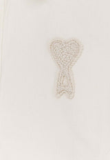 AMI PARIS Embroidered Ami De Coeur Shirt Cream UJK897DE0126136_BLANC CREME_48013845