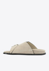 ALOHAS Alba Buckled Suede Sandals Beige S10118501_35d97553-35c9-4bcd-8cf9-bcf289a7f46c