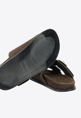 ALOHAS Alba Buckled Suede Sandals Brown S10118502_460eb369-4b3d-49b1-b19c-309c91ee65e1