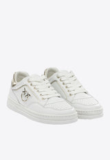 PINKO Love Birds Logo Leather Sneakers White SS0159P001ZHC_b399a159-8e14-4f7c-b131-8eb2c4f9a9b6