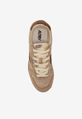 Autry Windspin Pony Hair Low-Top Sneakers Brown WSLWYN_03