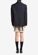 Prada Single-Breasted Wool Blazer Black UGM153S21103HF0AA7