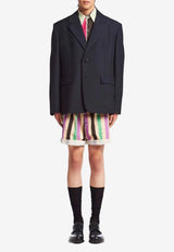 Prada Single-Breasted Wool Blazer Black UGM153S21103HF0AA7