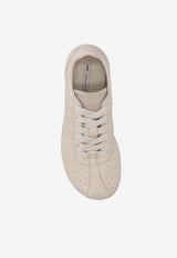 AMI PARIS Soft Low-Top Leather Sneakers Ivory USN503AL0129_185