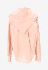 AMI PARIS Buttoned Bandana Blouse Pink UTP801CO0063_680