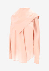 AMI PARIS Buttoned Bandana Blouse Pink UTP801CO0063_680
