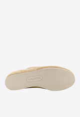 Tom Ford Brook Suede Sneakers Beige J1595ICL128NEEL_CAMELBISCUIT_40468757