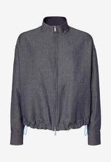 Fendi Reversible Denim Jacket Blue FW1433AYUDF0QG0_DARK BLU_42821562