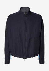 Fendi Reversible Denim Jacket Blue FW1433AYUDF0QG0_DARK BLU_42821562