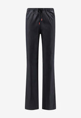 Kiton Ciro Paone Elasticated Wide-Leg Pants Black UPSHORLH0969701BLACK_Black_42176754