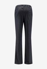 Kiton Ciro Paone Elasticated Wide-Leg Pants Black UPSHORLH0969701BLACK_Black_42176754