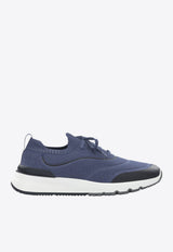 Brunello Cucinelli Techno Low Sneakers Blue MZUAUFO340CIK60_52c760fd-5f7b-4693-88c3-048c2def1f3a