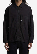 Stone Island Ripstop Logo Overshirt Black L1S151200005-S0298-V0029