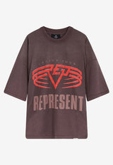 Represent Living Legacy Reversible Faded T-shirt Brown MLM10017617_Black_29841080