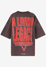 Represent Living Legacy Reversible Faded T-shirt Brown MLM10017617_Black_29841080
