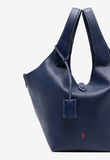 Ralph Lauren Medium Polo Play Leather Tote Bag Navy 428938031011_410