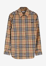 Burberry Vintage Check Long-Sleeved Shirt Beige 8119172B9368_SAND IP CHECK_40017612