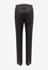 Fendi Tailored Buttoned Pants Black FB1029AU6Y_F0QA1_Black_29855759