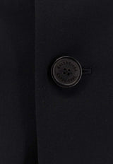 Balenciaga Single-Breasted Buttoned Blazer Black 850759TPT071038_New black_38913517